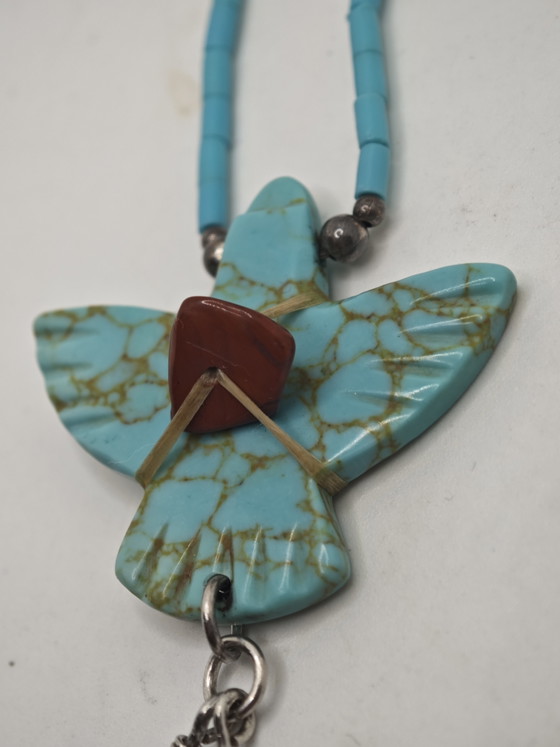 Image 1 of Collier amérindien Zuni/Navajo