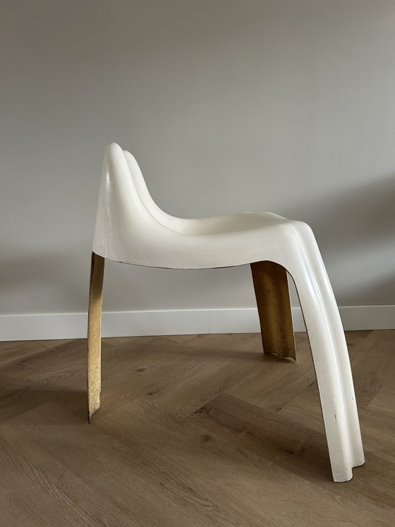 Juego de 4 sillas Patrick Gingembre ‘Ginger’ – Paulus, Francia, ca. 1970 – Sillas de comedor, Fiberglass (photo 5 of 11)
