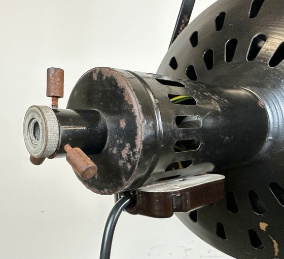 Image 1 of Großer, antiker schwarzer Theaterscheinwerfer, 1960er Jahre