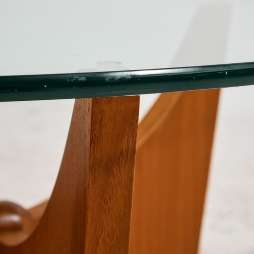 MK10985 Table basse en teck restaurée