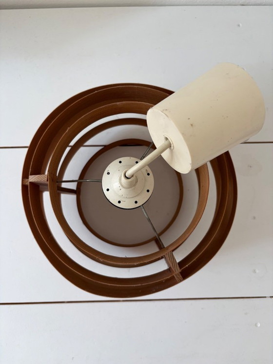 Image 1 of Translandia DK – Pine Veneer Pendant Lamp, Denmark 1960s/70s