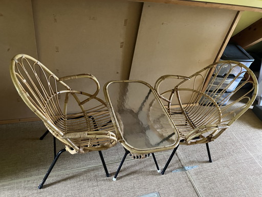 Rohe Noordwolde set 2 style chairs and matching table