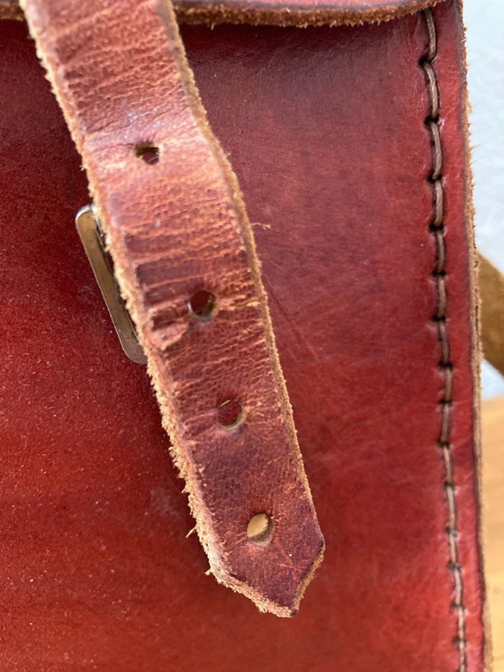 Image 1 of Handgefertigte Tasche aus echtem Naturleder