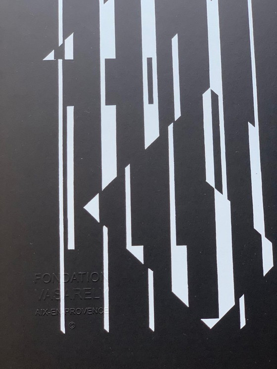 Image 1 of Victor Vasarely - Op Art Print "Altair" (1973) - Editions du Griffon