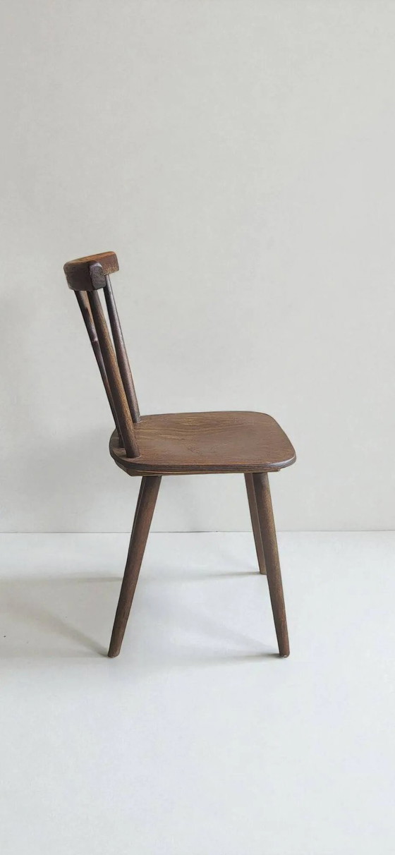 4 sillas de bistró rústicas – Sillas de comedor, Wood, Rustic (photo 9 of 15)