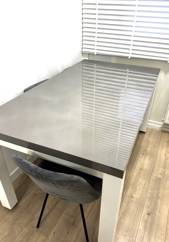 Image 1 of Dining table with 6 chairs