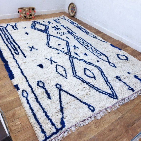 Image 1 of Auténtica alfombra bereber marroquí de lana 344 x 240 cm / Authentiek Marokkaans Berbertapijt 344 x 240 cm