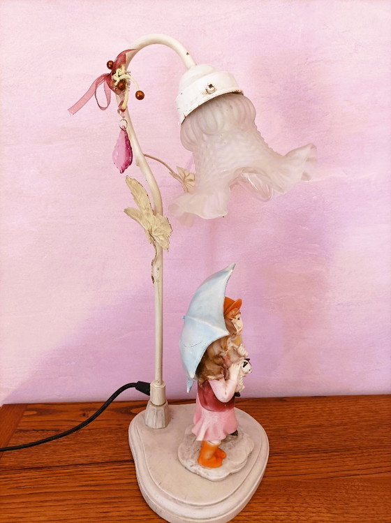Image 1 of Tulip table lamp with figures