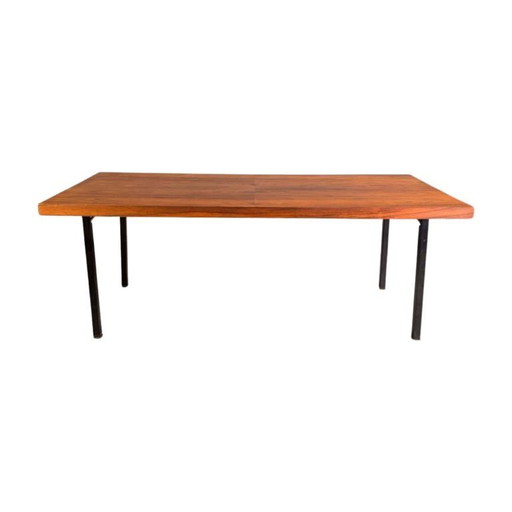 Original Midcentury height-adjustable coffee table Vintage dining table