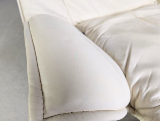 Image 1 of Cassina Veranda Sessel 1980 Vico Magistretti leder hell Design