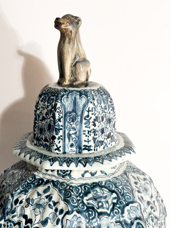 Vase en céramique de Delft peint à la main, XIXe siècle – Ceramic (photo 8 of 17)