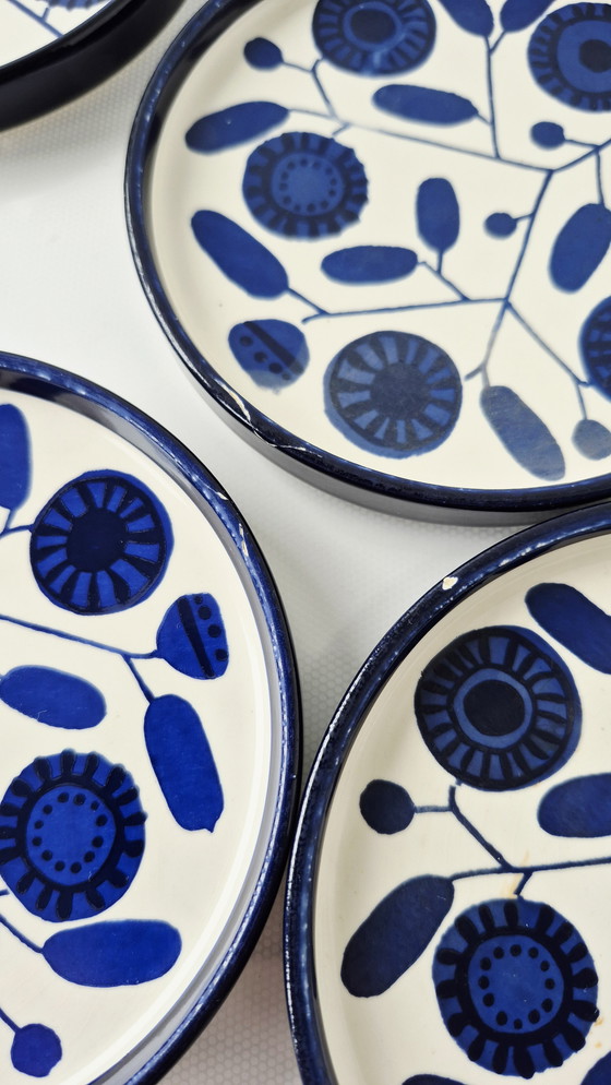 Image 1 of Melitta Service Stockholm blue + cobalt flower 56 pieces