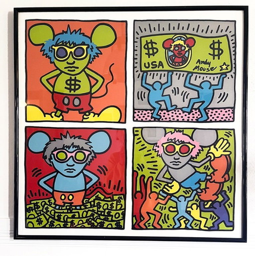 Keith Haring 'Andy Mouse'