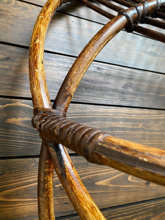 Image 1 of vintage rotan zeteltje 