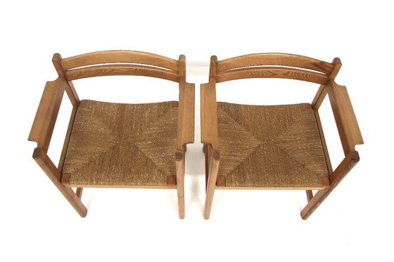 Image 1 of Set of 2 Scandinavian armchairs ""Asserbro", Børge Mogensen, Sweden, 1960