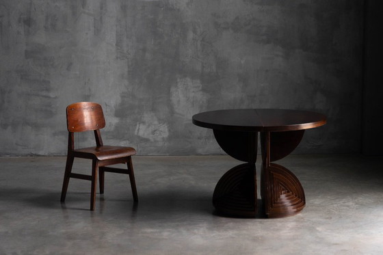 Image 1 of Zeldzame stoel "Tout Bois" Toegeschreven aan Jean Prouvé, Frankrijk, 1941