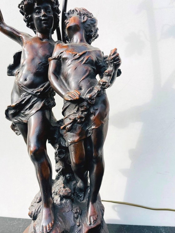 Image 1 of Lampada in stile Art Nouveau del 1900 secondo Auguste Moreau