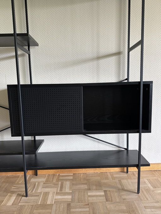 Angus bookcase, black