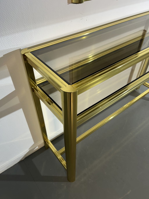Pierre Vandel console & mirror '1970'