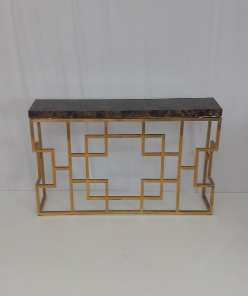 Marmeren console, jaren 80
