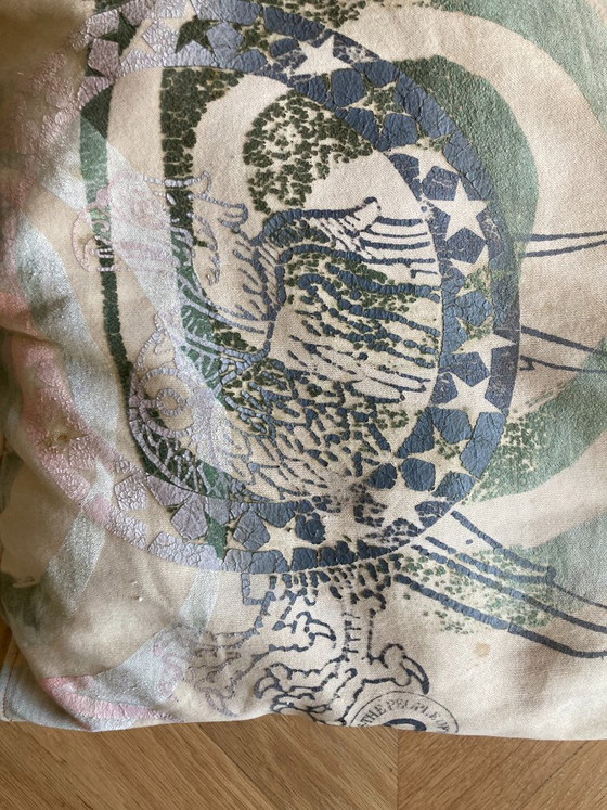The People of the Labyrinths pillow with print, Textile, Beige (photo 2 of 6)