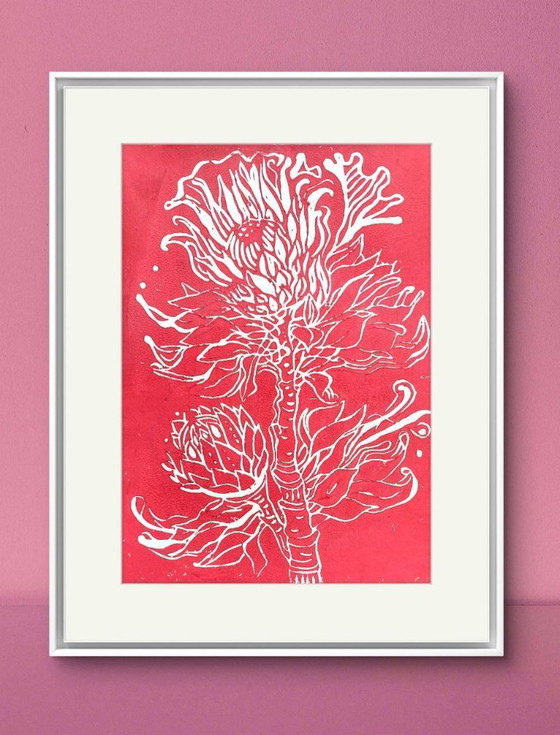 Image 1 of Protea Linosnede Print
