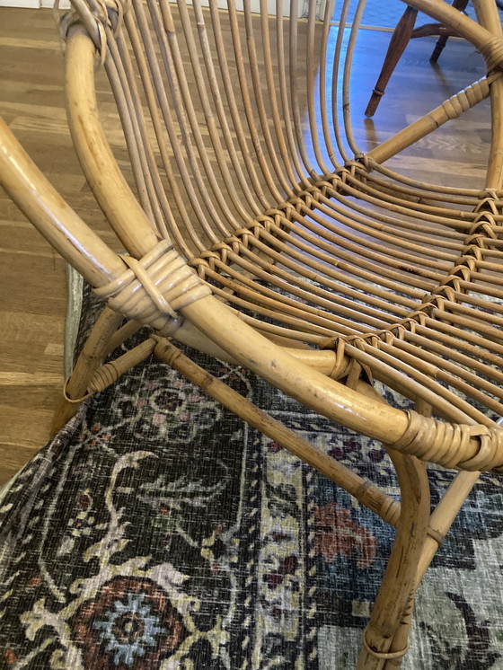 Image 1 of 60er Bambus Sessel vintage origineel - Franco Albini