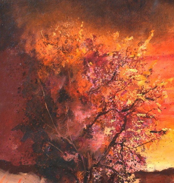 Autumnal sunset – P. Ledent, Art, Canvas (photo 2 of 5)