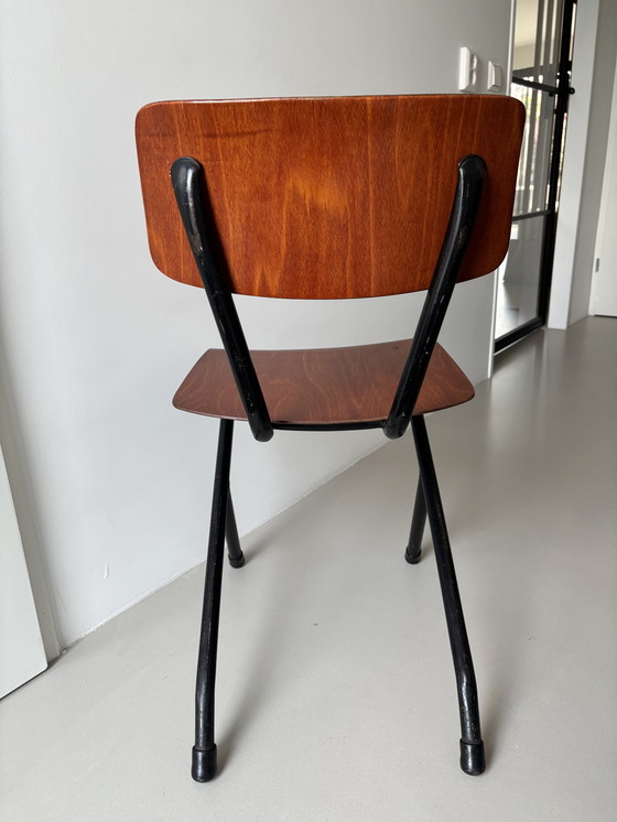 Image 1 of Vintage School Chair unique model 1970s