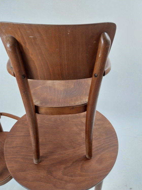Image 1 of 1set thonet kindertafel met 2 stoeltjes 1950's