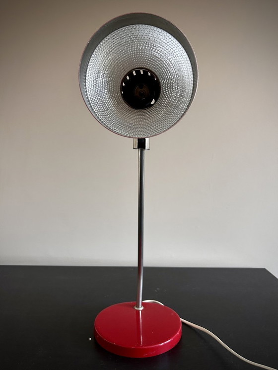 Image 1 of Retro Schreibtischlampe Rot