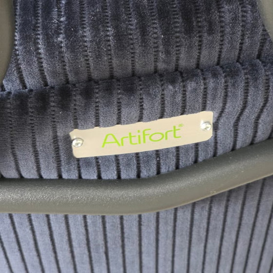 Artifort Orange Slice, Pierre Paulin, Lounge design chair – Armchairs, polished steel, Velvet, Vintage (photo 15 of 15)