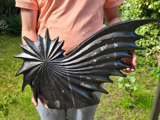 Image 1 of Set Of 2 Large Aluminum Vases, Falling Star