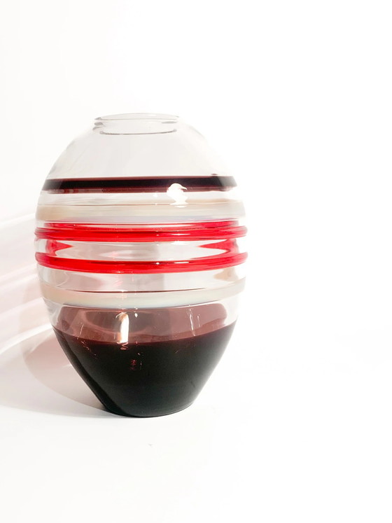 Vaso in vetro di Murano Carlo Moretti, Modello Reina, 2008 – Moretti (Carlo), Vasi, Design (photo 9 of 14)