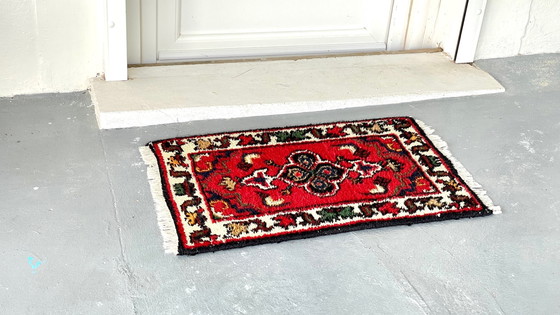 Image 1 of Vintage vloerkleed - 43cm x 68cm