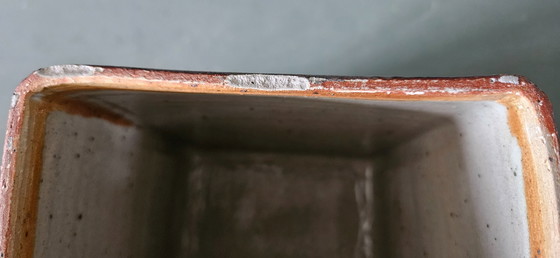 Image 1 of Jos Vulto (1953-2001) Rectangular ceramic lidded container