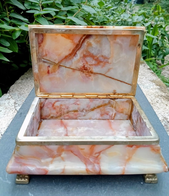 Onyx jewelry box 1960s – Decorative Objects, Stone (photo 3 of 9)