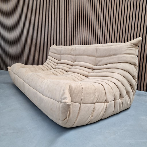 Ligne Roset Togo Alcantara Beige 3 places