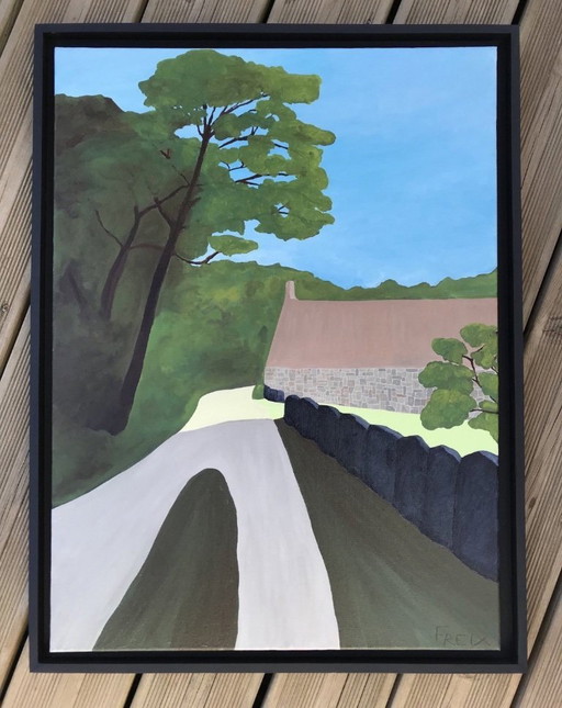 Oil on canvas stretcher.  Format 73x54 cm