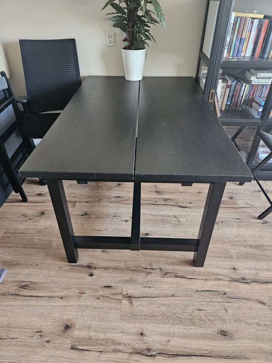 Image 1 of Ikea nordviken uitschuifbare eettafel