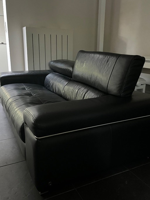 Natuzzi lederen zetels : 2 & 3 zit