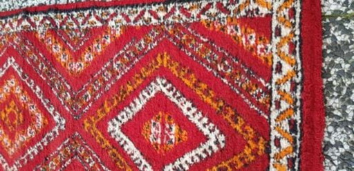 handgeknüpfter Berberwollteppich, 356 x 174 cm