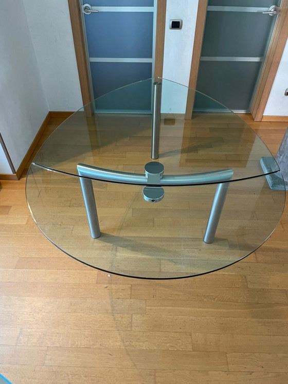 Tavolo Cristallo Reflex Policleto – Tavoli da pranzo, Crystal, Metal (photo 2 of 5)