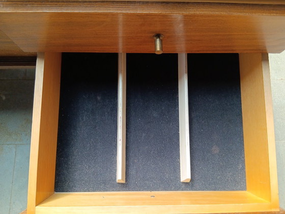 Image 1 of Teak-Lowboard im Mid-Century-Stil – Jos De Mey für Pauvers – Belgisches Design