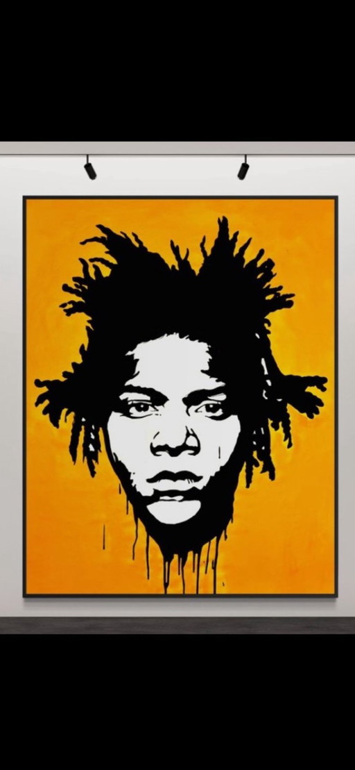 Lacriss – El Rey Coronado – Acrílico sobre lienzo – 114 × 90 cm – Firmado