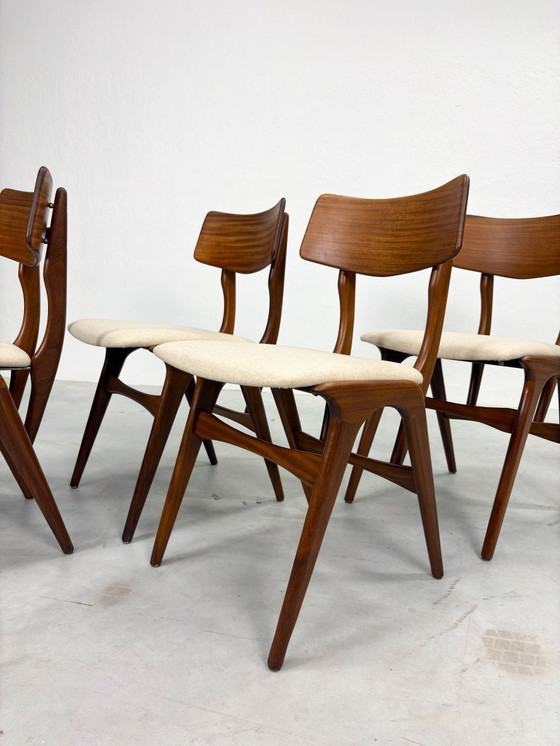Image 1 of Set Mid-Century Eetkamerstoelen van Topform