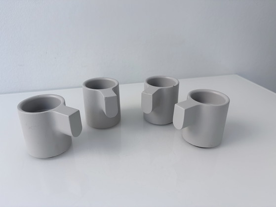 Set of 4 Ikea Ypperlig Hay Candle holders light grey – Aluminium (photo 6 of 7)