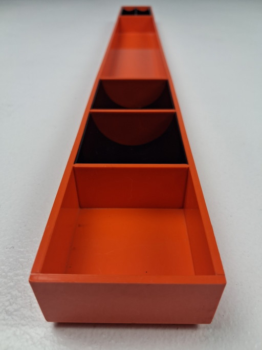 Vintage Kartell 4643 Bureau Organizer By Pio Manzù, Jaren 70 – decoratieve objecten, Plastic (photo 2 of 7)