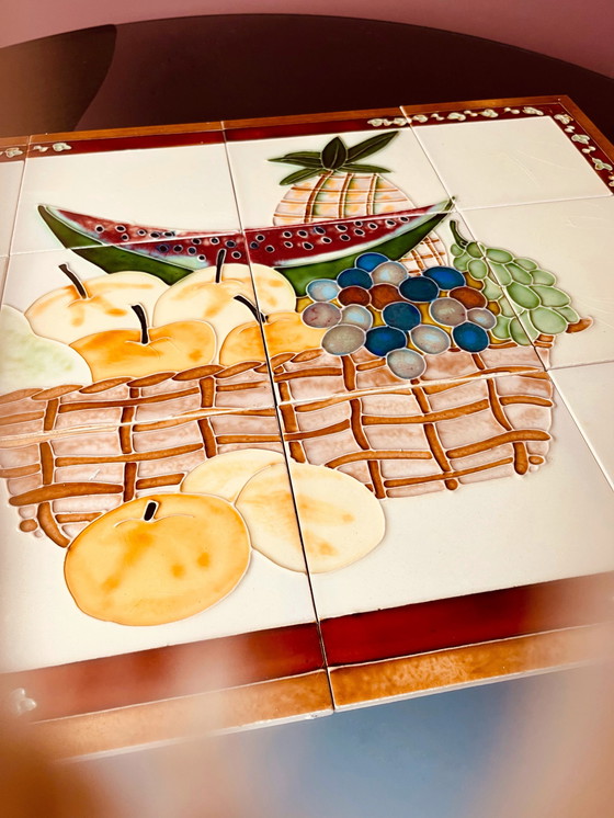 Image 1 of Majolica fruit basket "tiles"