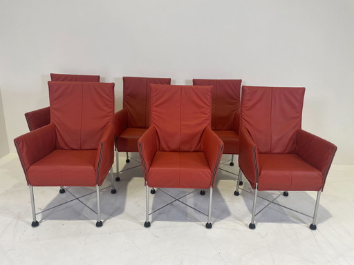 6x Montis Chaplin eetkamerstoel